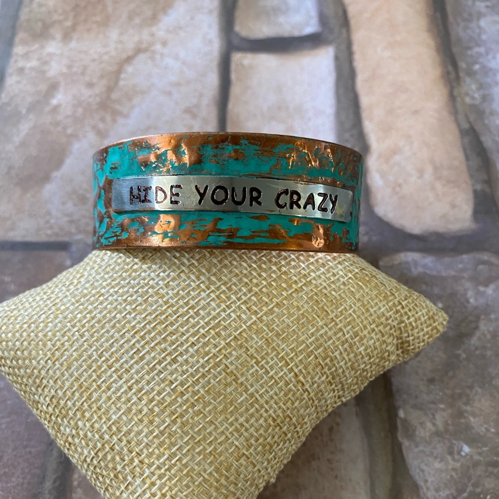 Antique Patina Cuff Bracelet
